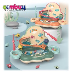 CB934952 CB934953 - 4In1 kids track car toy music light magnetic fishing game